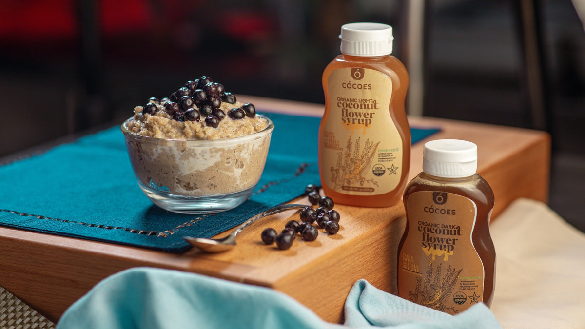Oats with Organic Coconut Flower Syrup
      
      
       &ndash; CÓCOES